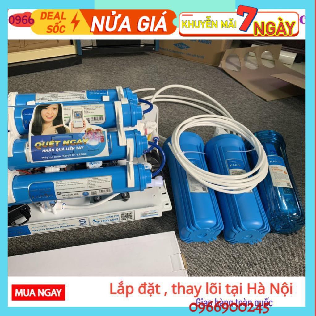 Combo 8 Lõi Lọc Nước Karofi Số 12345678 Chính Hãng👉 Bộ Khoáng 5678 Karofi