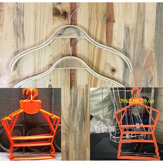 Combo móc trẻ em 10 móc gỗ, 10 móc bộ bé và 10 móc bộ to