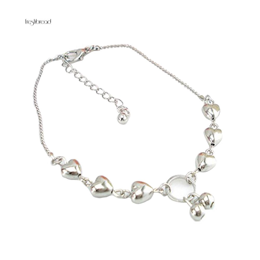 Lắc chân mặt trái tim thời trang nữ tính | BigBuy360 - bigbuy360.vn