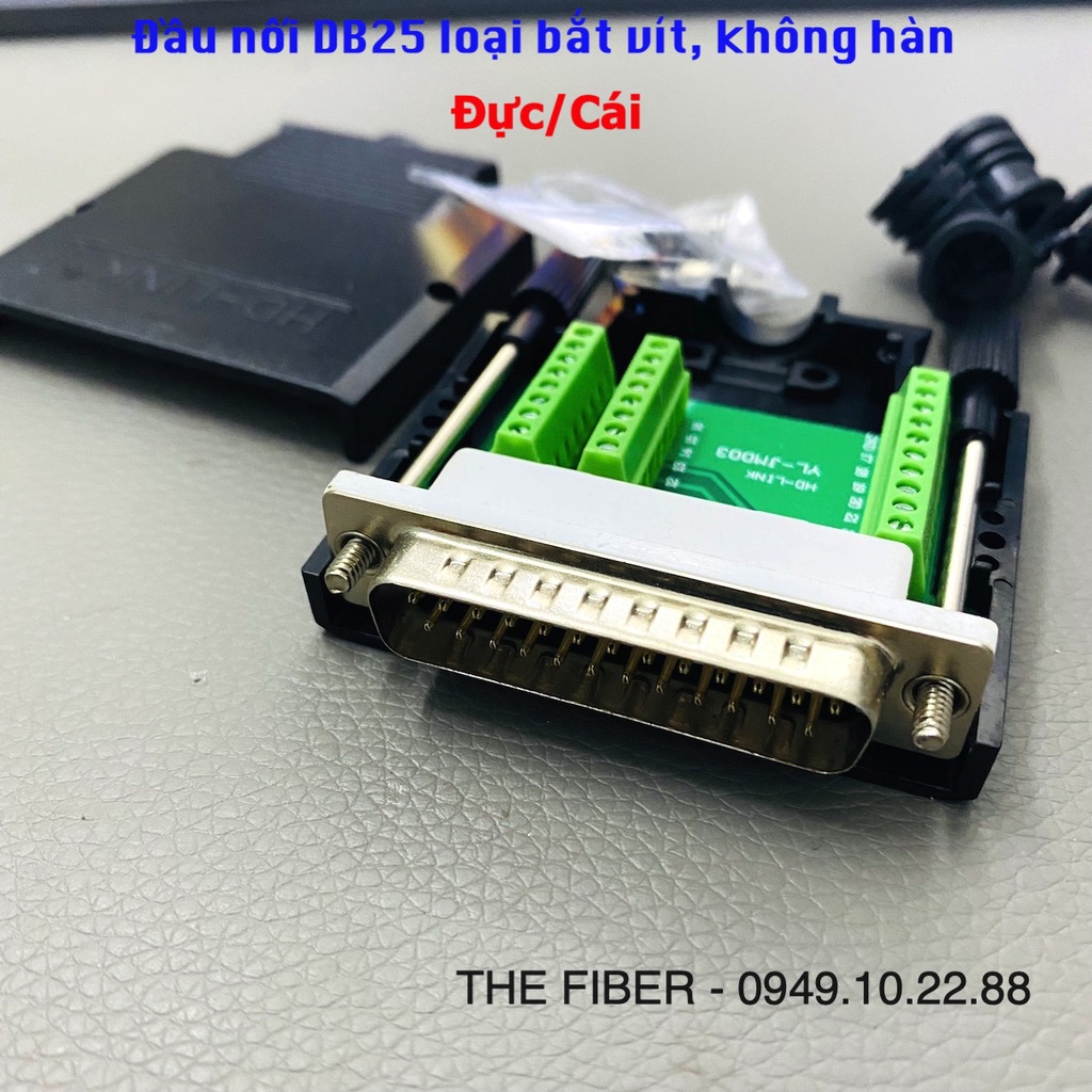 Đầu Jack DB25 không hàn đầu Đực/Cái - Dòng cao cấp
