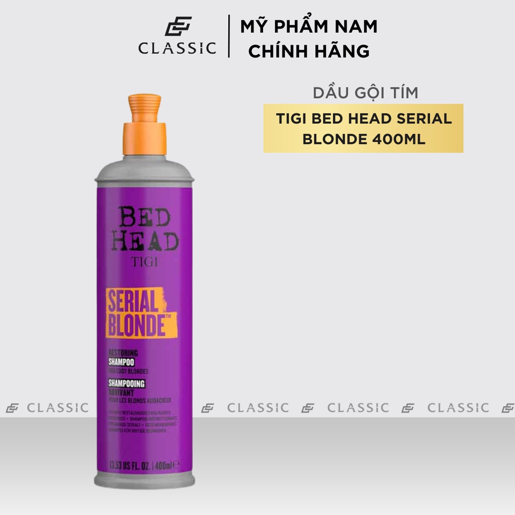 Dầu Gội Tím Tigi Bed Head Serial Blonde