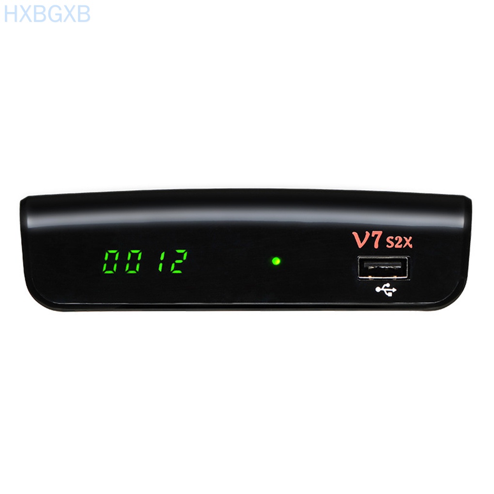 HXBG GTMEDIA V7S2X TV Receiver USB Digital Top Box 1080P Decoder TV Box for DVB-S2 DVB-S2X, EU Plug