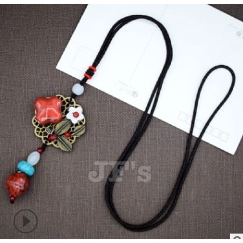 Johnifashion Vòng cổ thời trang bohemian, dây chuyền gốm sứ cho nữ HAVY7788 31