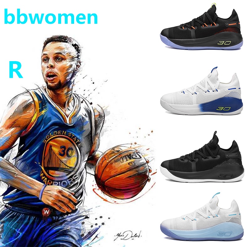Giày Bóng Rổ Stephen Curry 6 Size 36-45 Thoải Mái Thoáng Khí Chất Lượng Cao Cho Nam Và Nữ