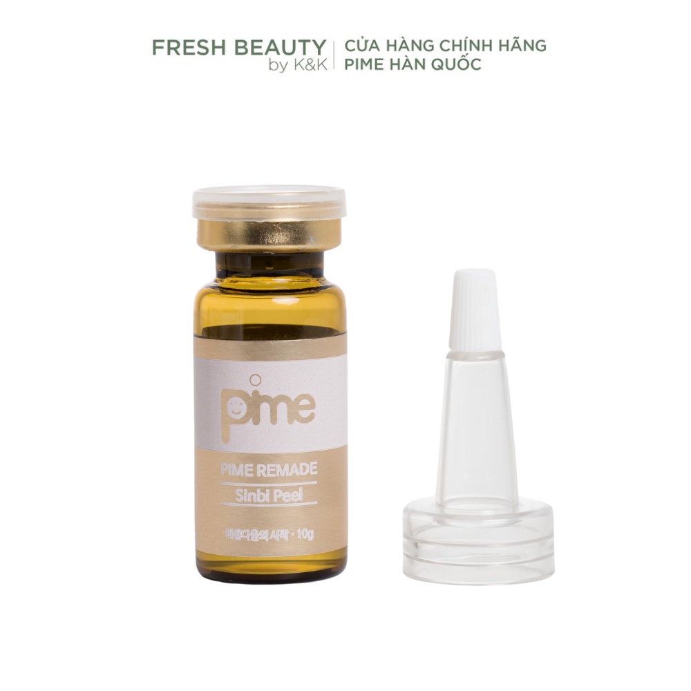 Peel thay da dịu nhẹ, lành tính giúp tái tạo da, thải độc tố, sáng da, giảm thâm, mờ sẹo, kiềm dầu Pime Sinbi Peel 10ml