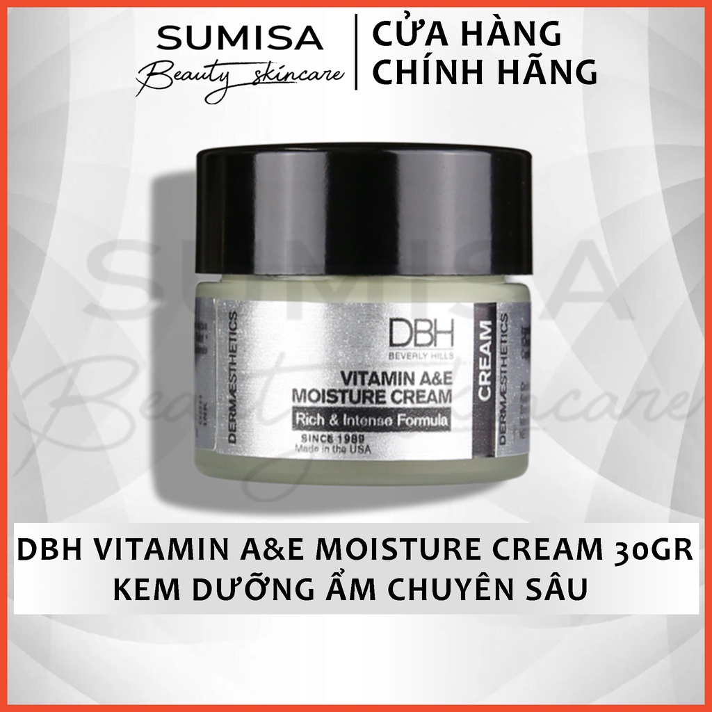 Kem dưỡng ẩm chuyên sâu DBH Vitamin A&E Moisture Cream 30gr