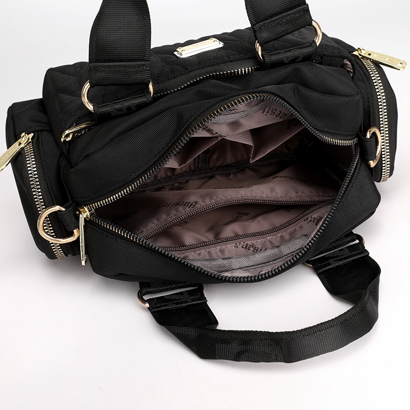 Túi Xách Đeo Vai Một Bên Vai Sức Chứa Lớn Thêu Họa Tiết Kim Cương Phong Cách Đơn Giản Hàng Mới Dành Cho Bạn Nữ N