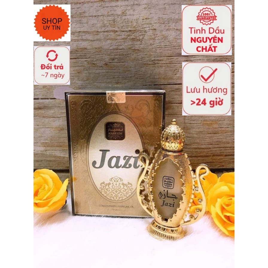 Tinh Dầu Nước Hoa Dubai Nội địa Cao cấp Jazi Naseem cho Nữ  20ml