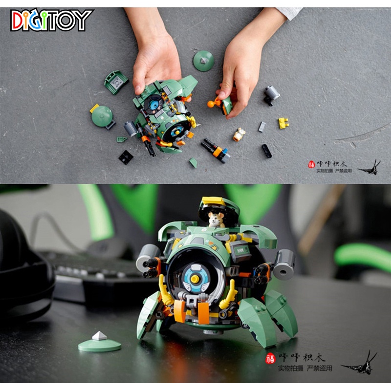 [ẢNH THẬT] Đồ chơi lắp ráp lego xếp hình mô hình robot biến hình OVERWATCH trang trí quà tặng sinh nhật bé trai trẻ em