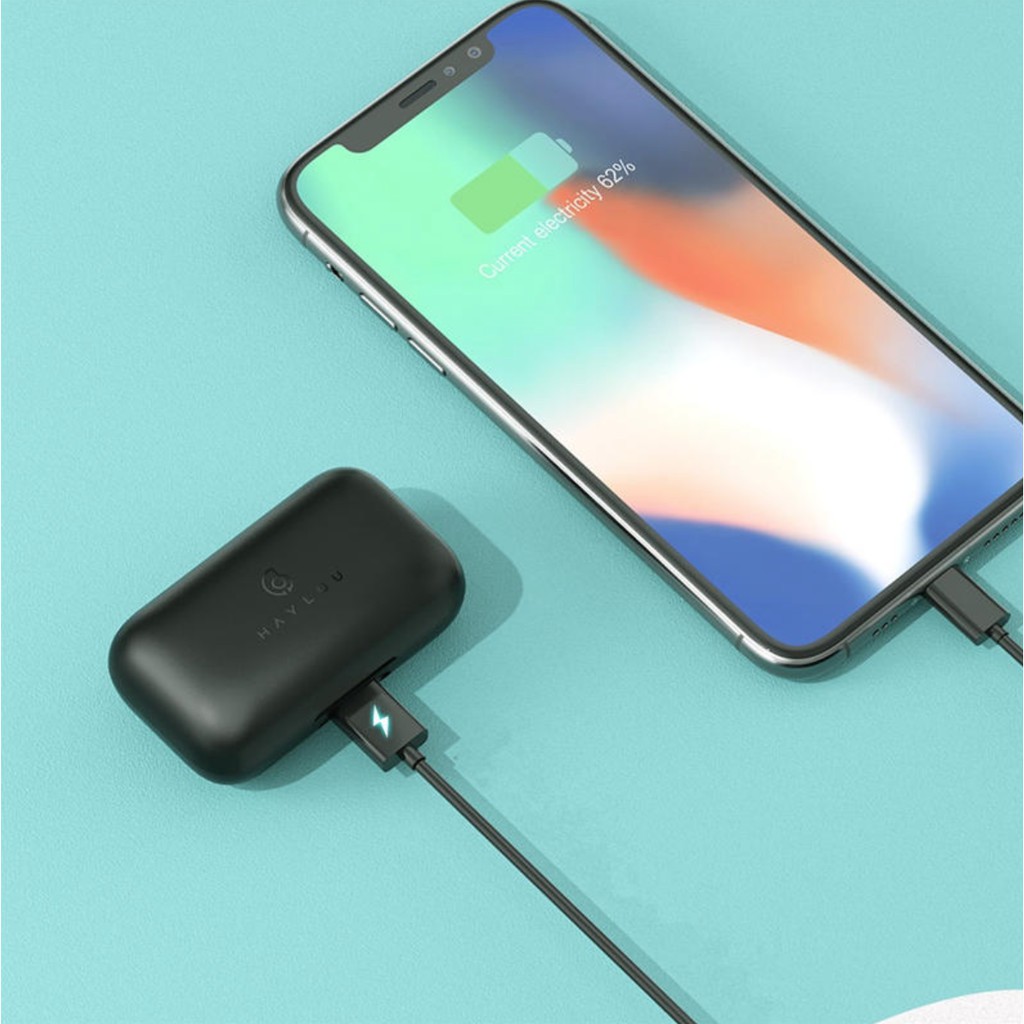 [Mã ELMS5 giảm 7% đơn 300K] Tai Nghe True Wireless HAYLOU T15 Tích Hợp Sạc Dự Phòng 2200mAh - Hàng Chính Hãng | BigBuy360 - bigbuy360.vn