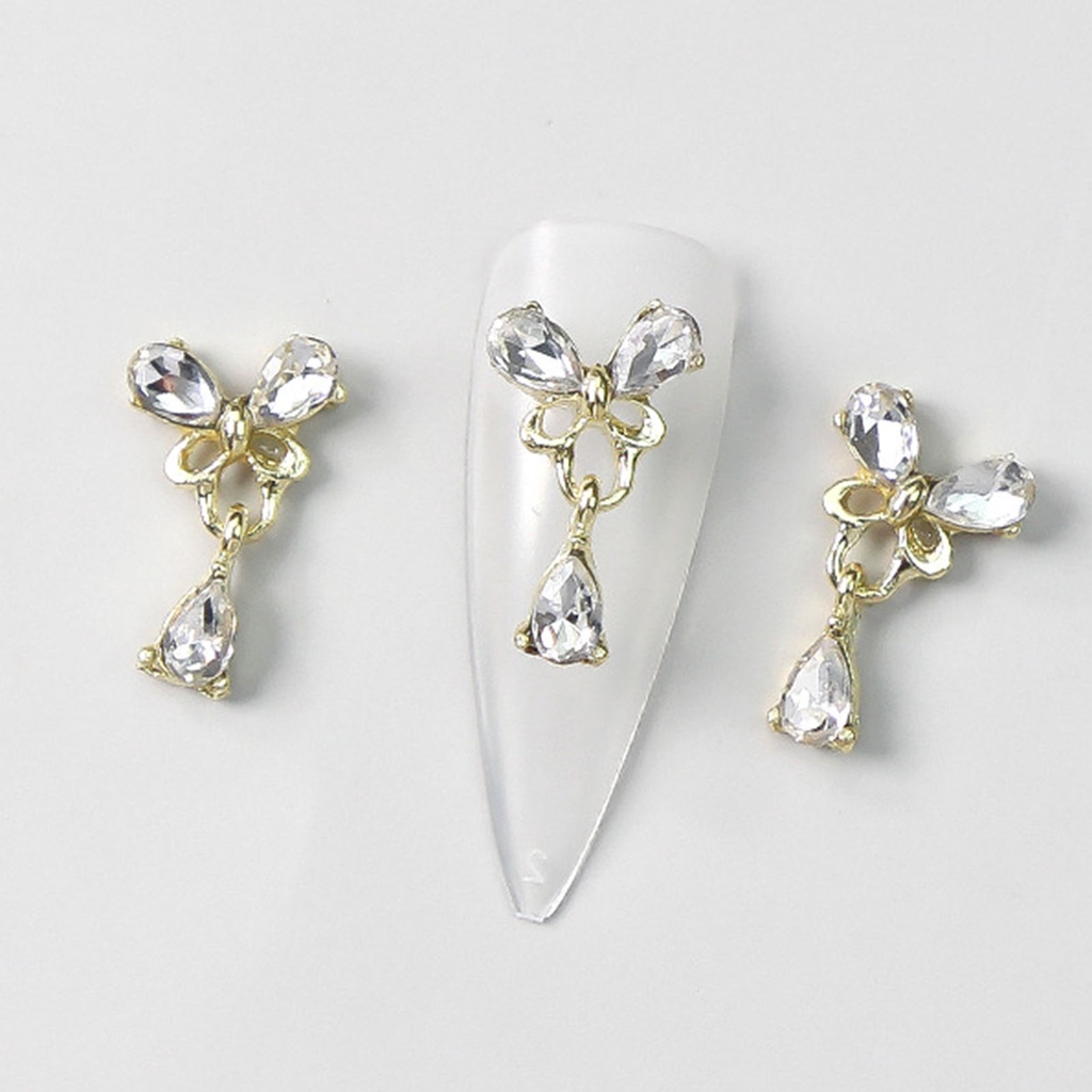 Bộ 5 Phụ Kiện Trang Trí Móng Tay Nghệ Thuật Trọng Lượng Nhẹ Lấp Lánh Dành Cho Nữ DIY