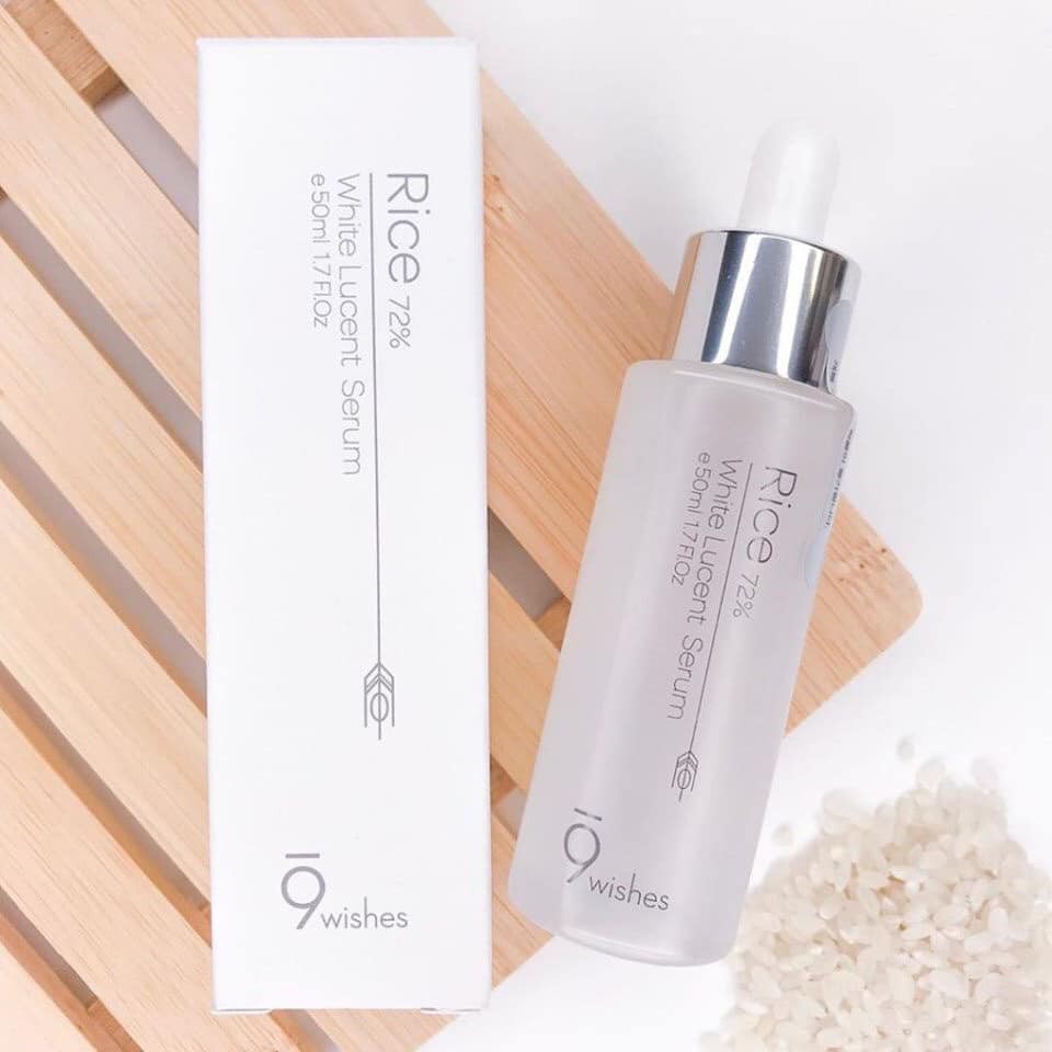 Tinh Chất Dưỡng Sáng Da 9 Wishes Rice 72% White Lucent Serum 50ml