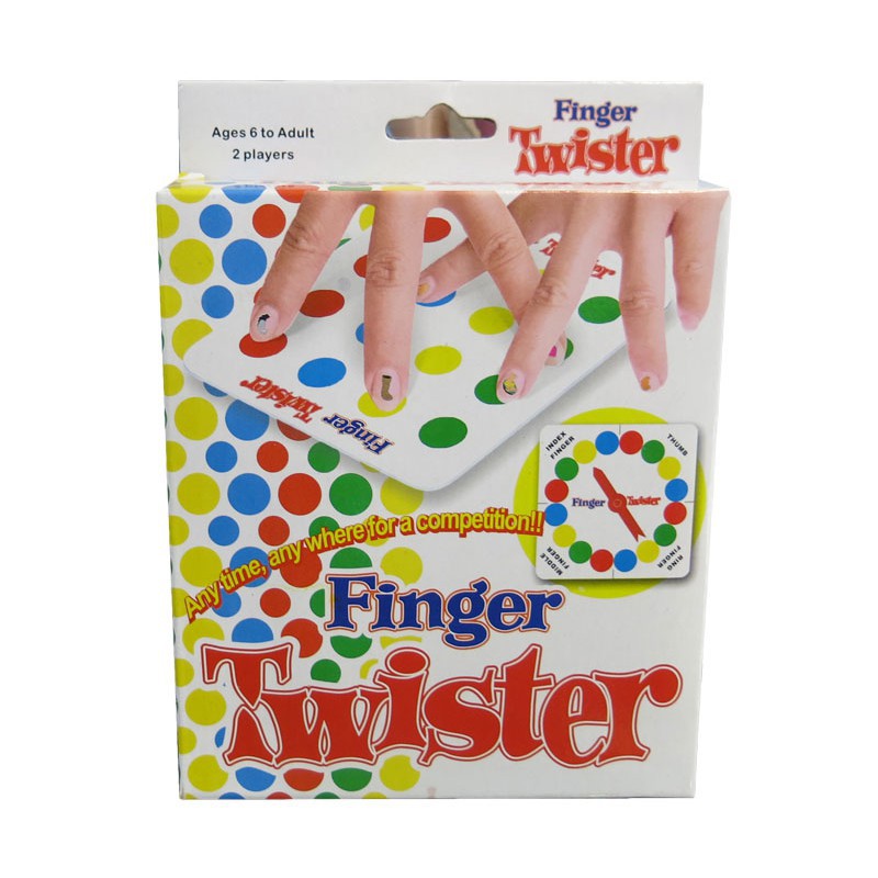 Finger Twister Game Twist Party Interact Girl Boy Kids Entertainment Board Game