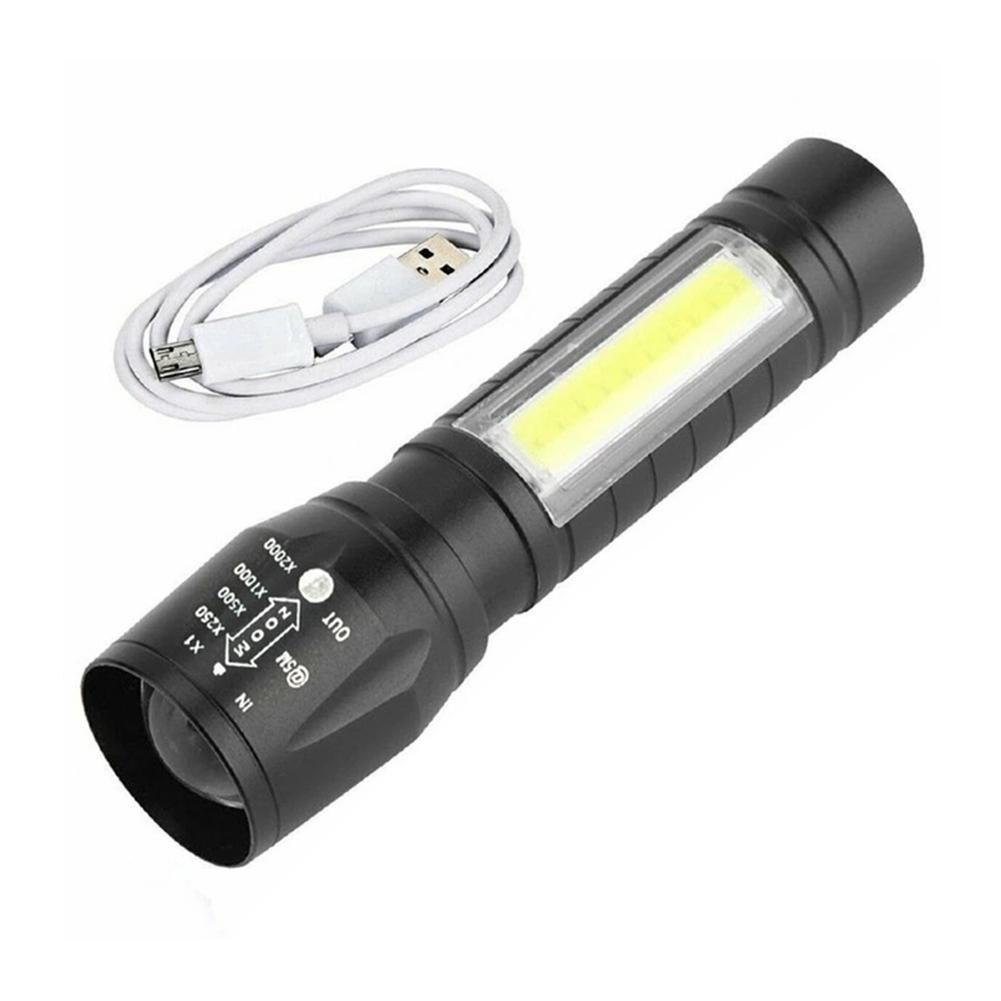 Đèn Pin LED COB Mini Sạc USB Có Thể Thu Gọn Tiện Dụng U1T1