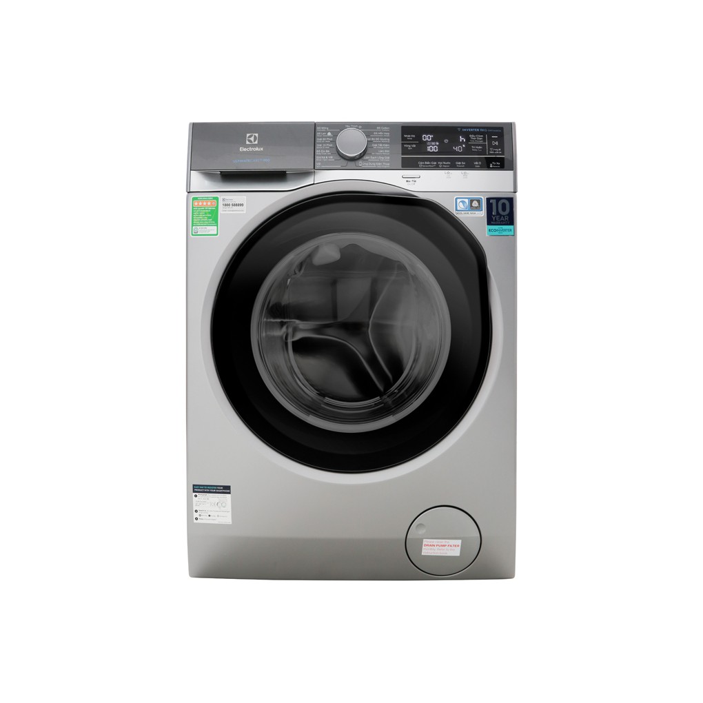[ VẬN CHUYỂN MIỄN PHÍ KHU VỰC HÀ NỘI ]  Máy giặt Electrolux 11kg Inverter màu sám bạc EWF1141AESA