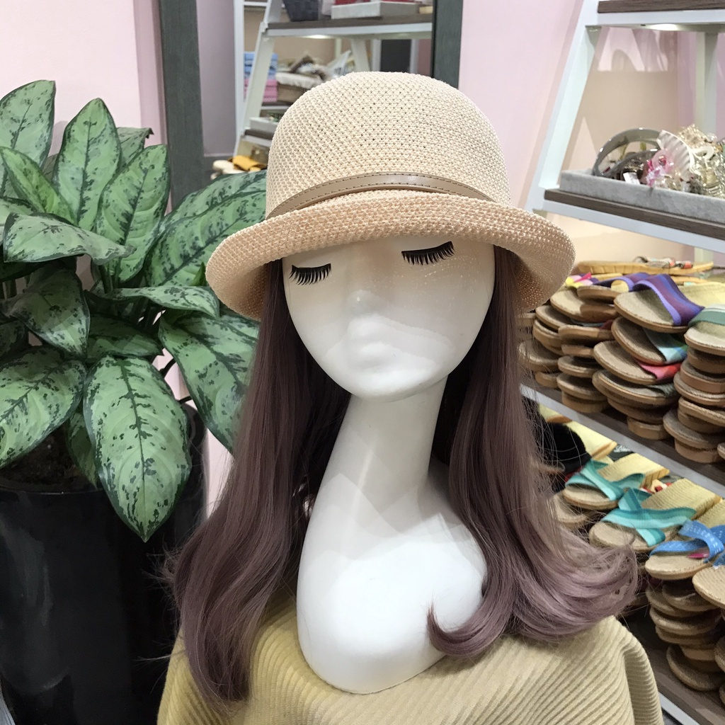 Mũ Nón Chóp Tròn Dệt Kim Đai Belt Lissu (Có Đóng Khung Chống Hư Form)