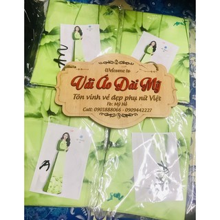 vải áo dài in hoa