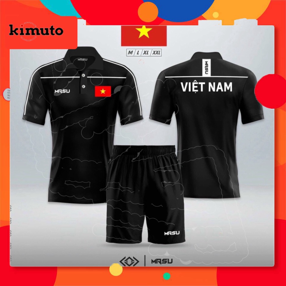 Áo bóng đá chính hãng Masu ️⚽ Bộ quần áo Việt Nam cao cấp - Thương hiệu Masu chính hãng - Kimuto Sport