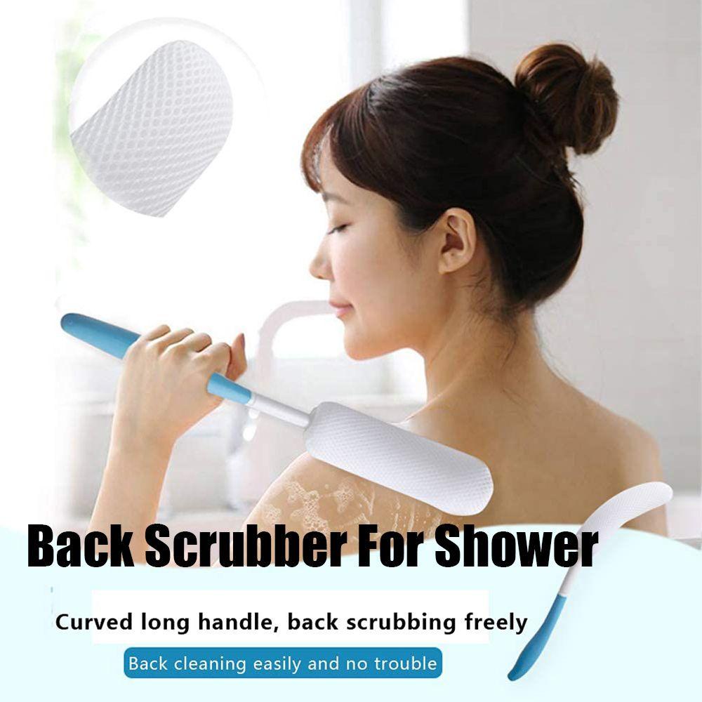 WTTLE Bàn Chải Chà Lưng Khi Tắm Bằng Silicone Tiện Dụng