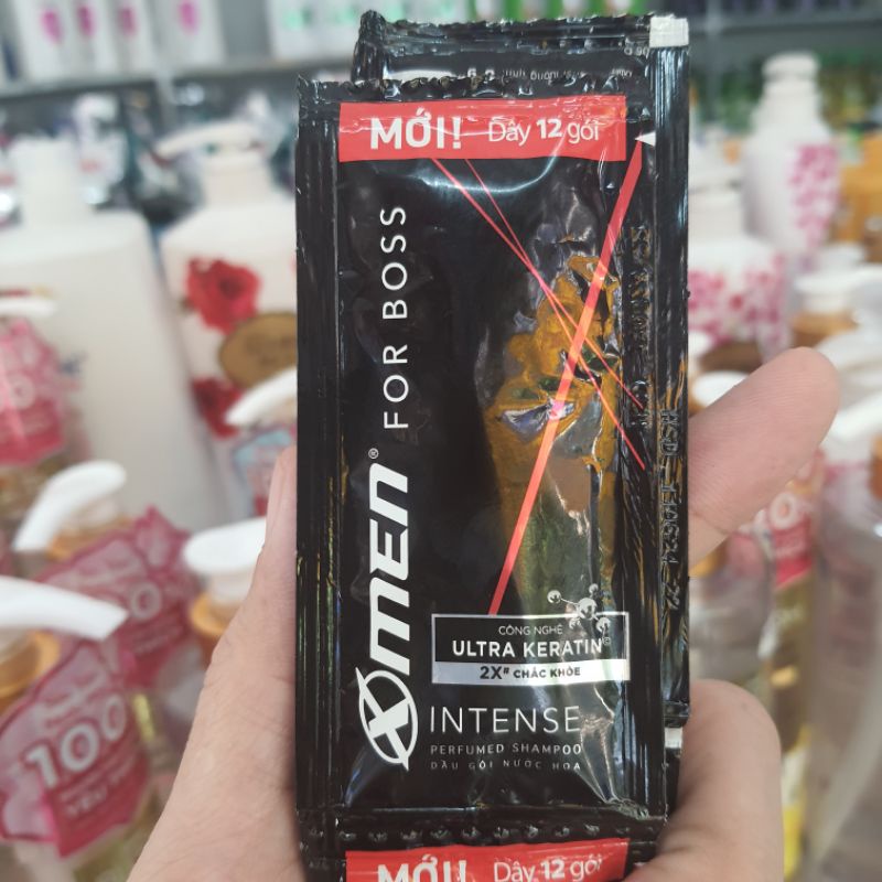 1 dây dầu gội nước hoa X-Men For Boss Intense12 gói