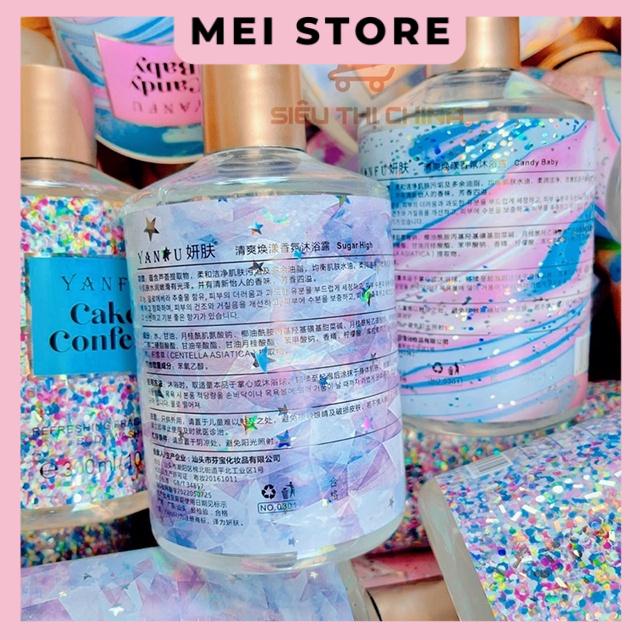 Sữa Tắm Nước Hoa YANFU VICTORIA Mùi Chuẩn Thơm Mẫu Mới 300ml