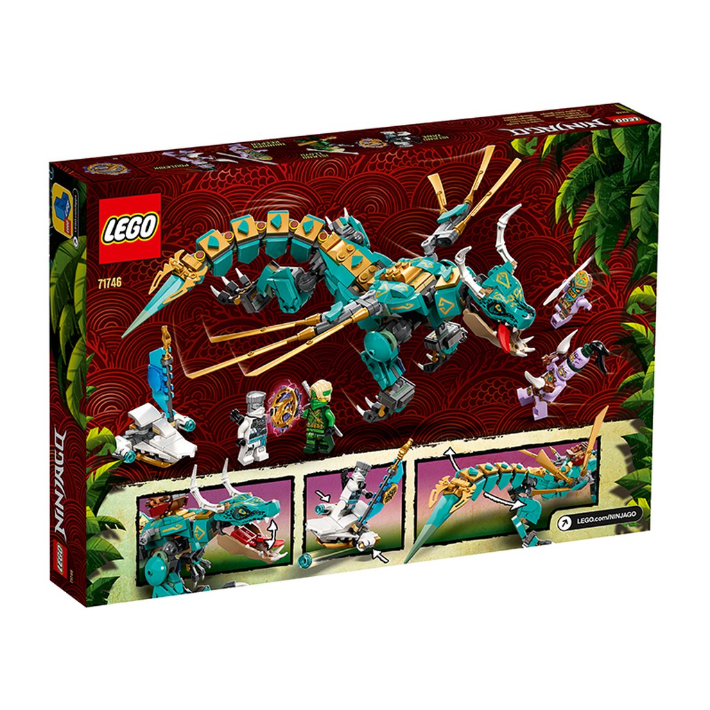 Đồ Chơi Lắp Ráp LEGO NINJAGO Rồng Thần Jungle Của Lloyd 71746 Cho Bé Trên 8 Tuổi