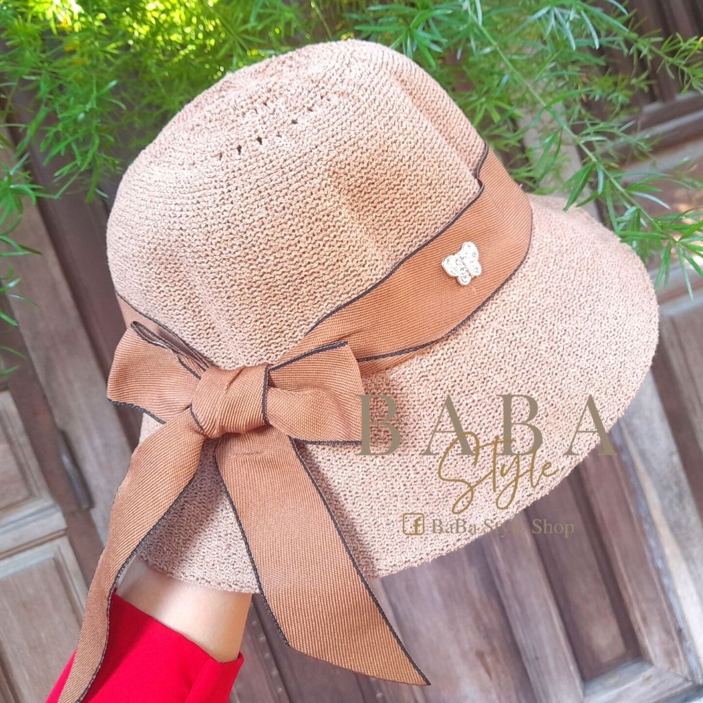 Mũ Cói Nữ Thời Trang vành Nhỏ Phong Cách Hàn Quốc Không Mất Phom Dễ Gấp Gọn Thân Thiện Môi Trường