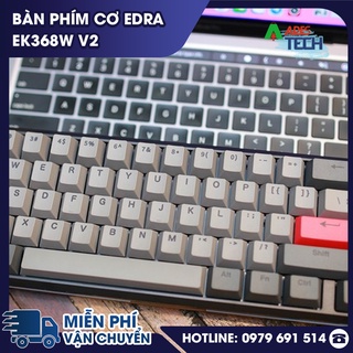 [ Hàng Chính Hãng ] Bàn phím cơ E-Dra EK368W v2 (Wireless / Bluetooth / Led RGB / Hotswap)
