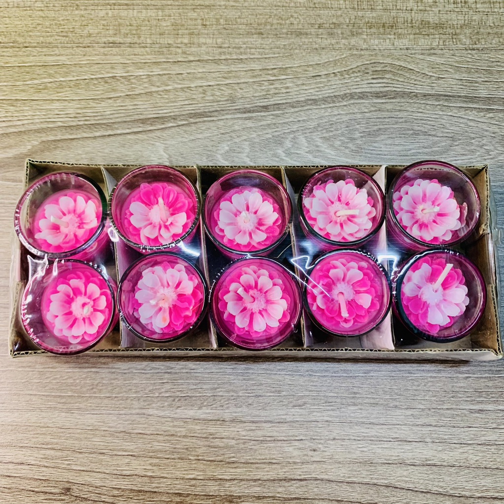 Đèn cầy hoa nhỏ nhiều màu