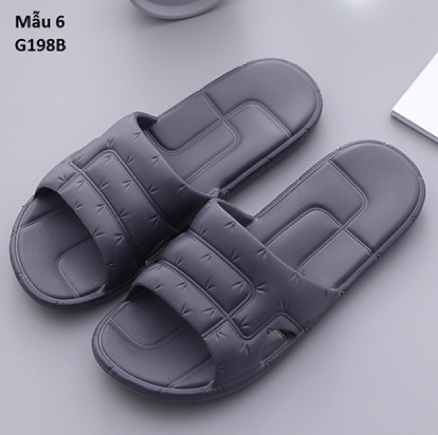 Dép nhựa quai ngang đế bằng chống trơn trượt, siêu nhẹ êm chân dành cho nam nữ G198B - Thời Trang Dương