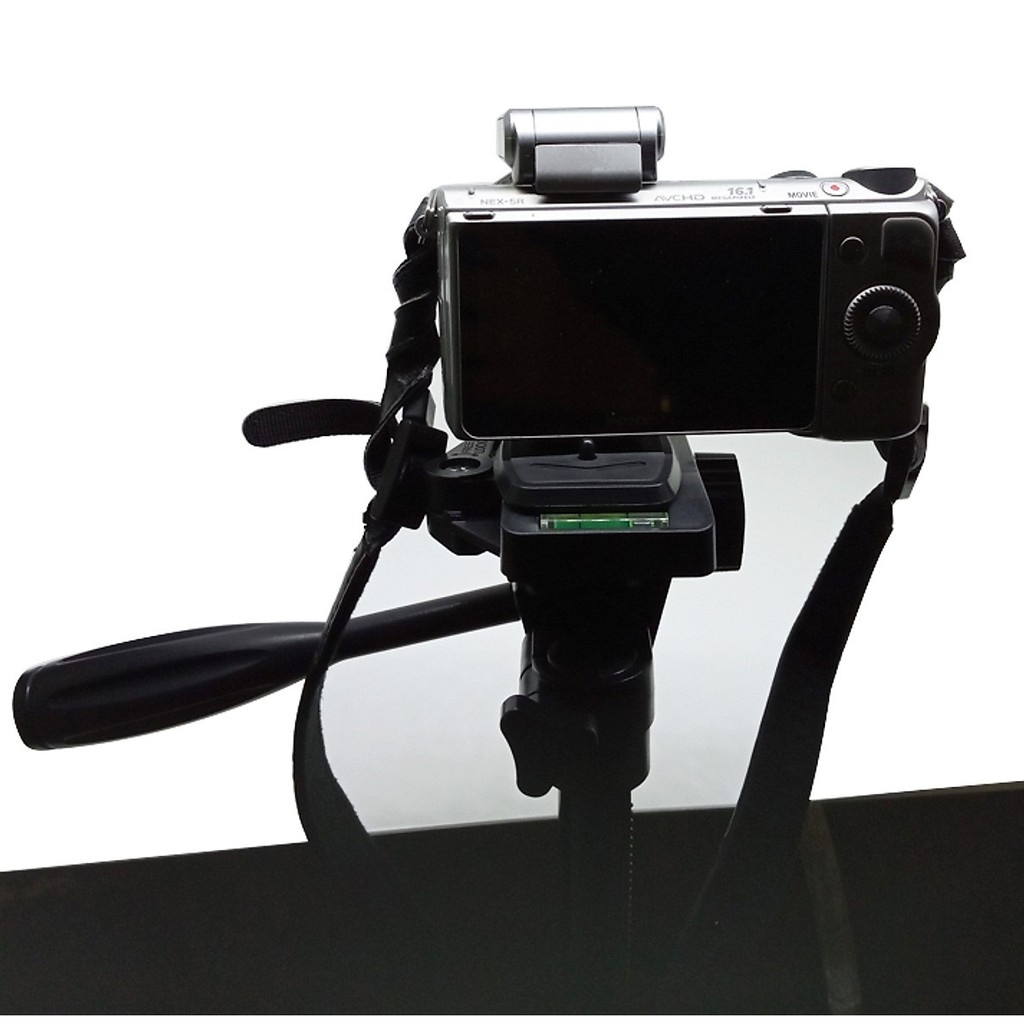 Chân giá đỡ máy ảnh Tripod 3366 cao 150cm có tay cầm quay phim chuyên nghiệp Youtuber