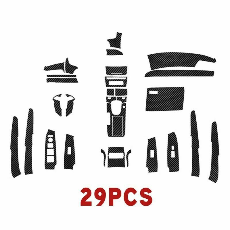 Set 29 Phụ Kiện Trang Trí Nội Thất Xe Hơi Honda Accord 2008-2012 Bằng Sợi Carbon