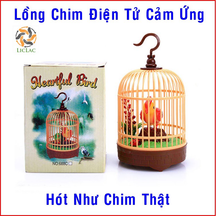 Lồng Chim Điện Tử Cảm Ứng - Chim Điện Tử Hót Hay Như Chim Thật