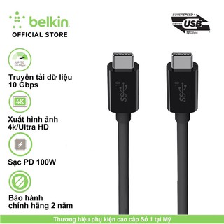 CÁP USB 3.1 GEN 2 TYPE-C TO USB-C BELKIN F2CU052BT1M