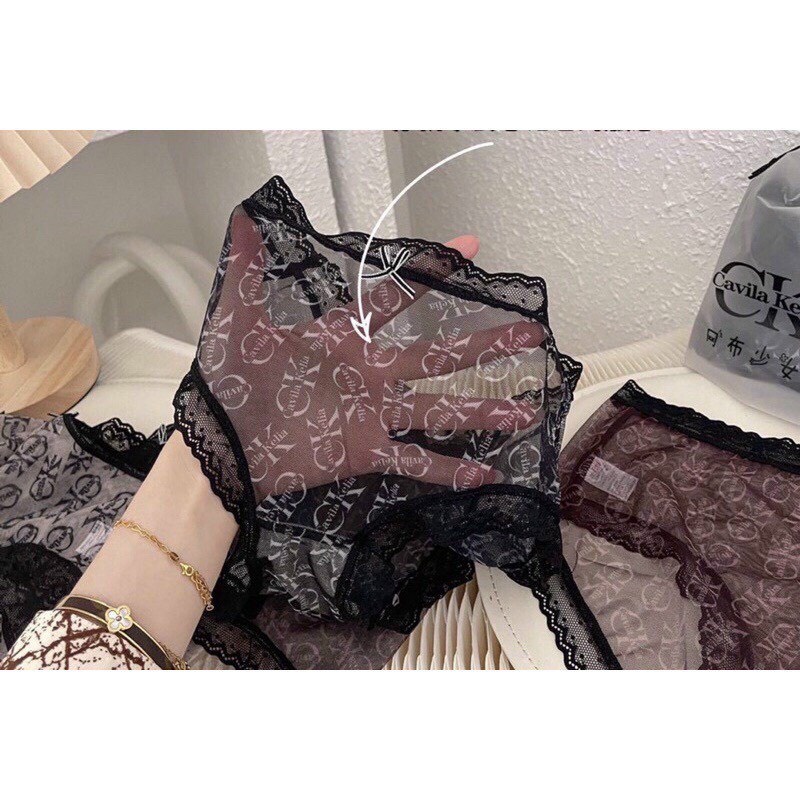 Quần Lót Nữ ❤️FREESHIP❤️Quần lót tàng hình thiết kế đính nơ nhỏ CK MÃ 1951