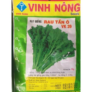 Hạt giống rau tần ô 20gr