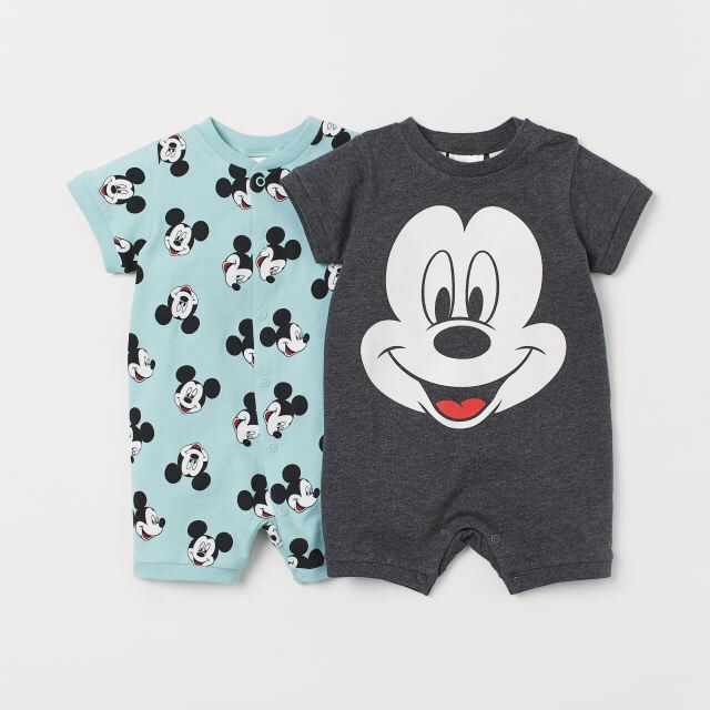 Body Đùi Romper Mickey Cho Bé Trai Bé Gái Size 1m-4y Mã C90