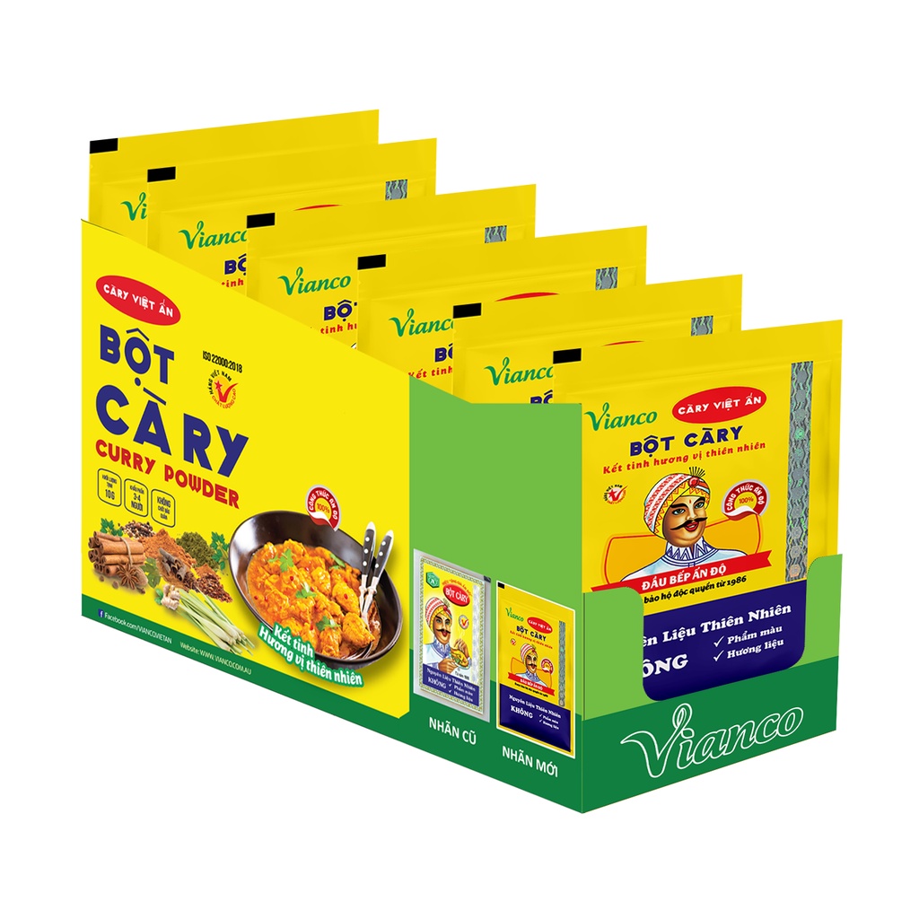 Bột cari Việt Ấn gói nhỏ 10gram