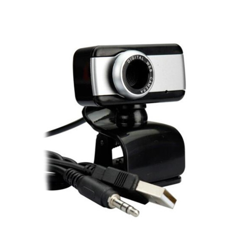 Webcam Kẹp Máy Tính Có Dây Kết Nối Usb