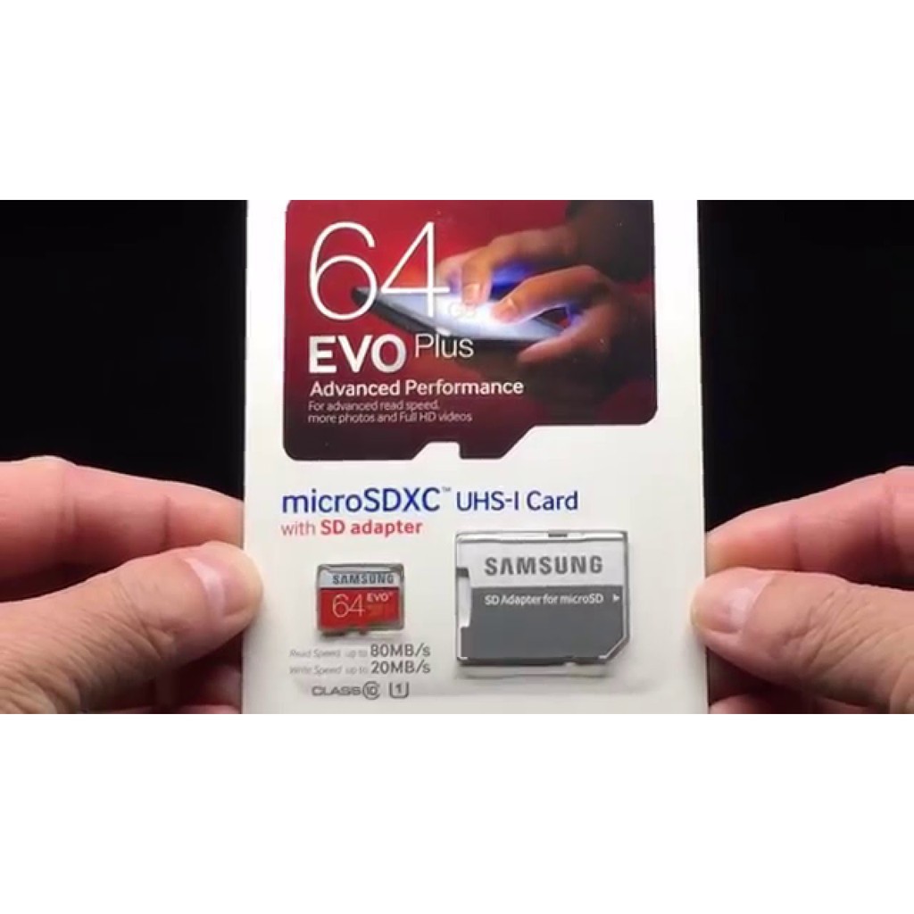 Thẻ nhớ 64GB Samsung MicroSD Evo plus (Kèm Adapter)_Bảo hành 5 năm! | BigBuy360 - bigbuy360.vn