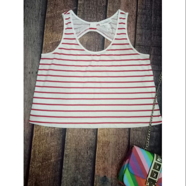 Áo tanktop sát nách hở lưng F21 vnxk (sẵn)