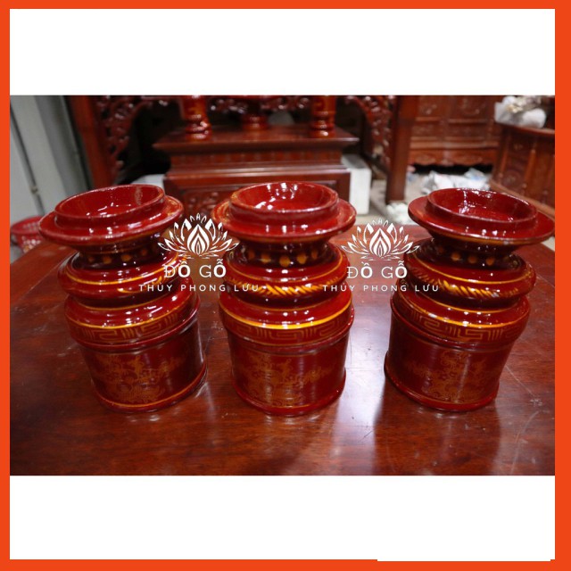 GIÁ GỐC Khay đựng chén nước-khay đựng chén gỗ mít-gỗ gụ-đồ thờ các loại