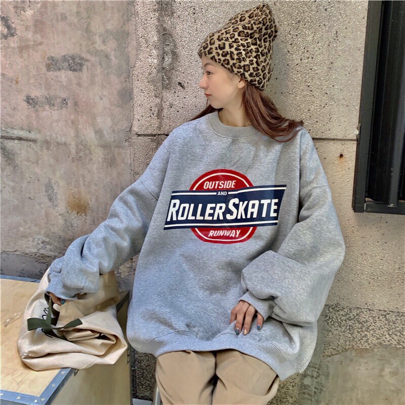 Áo sweater nỉ nam nữ Outside freesize Cheapy unisex phom rộng cổ tròn dáng suông có màu vàng xanh ghi local brand C623 | BigBuy360 - bigbuy360.vn