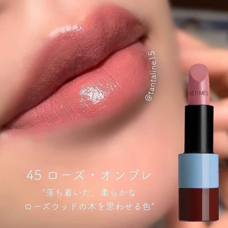 SON HERMES PHIÊN BẢN GIỚI HẠN MÀU 45 SATIN ROSE OMBRE | Shopee Việt Nam