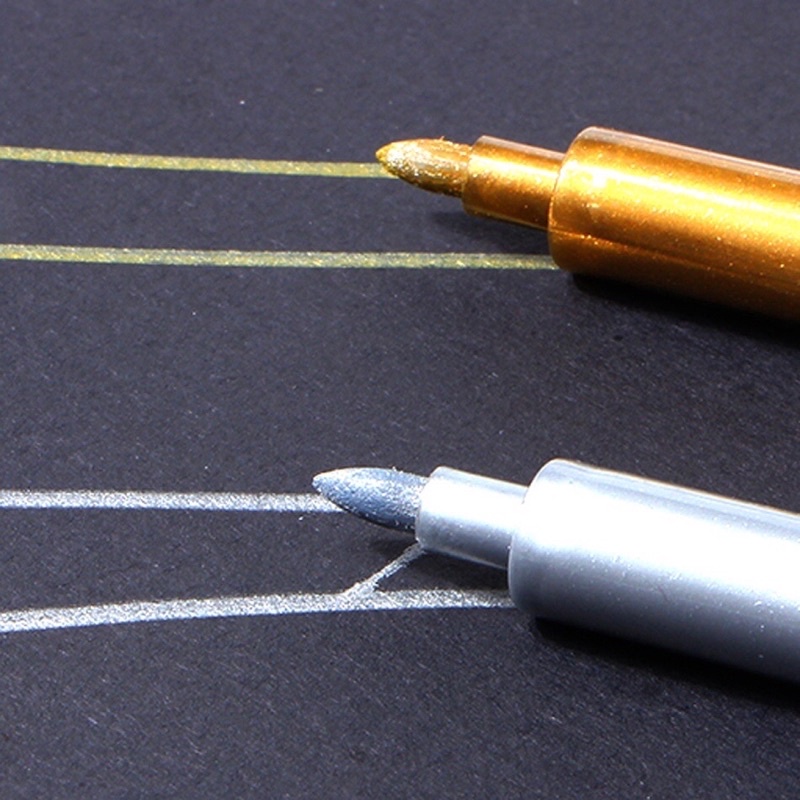 Bút nhũ VÀNG BẠC ánh kim ngòi 1.5mm