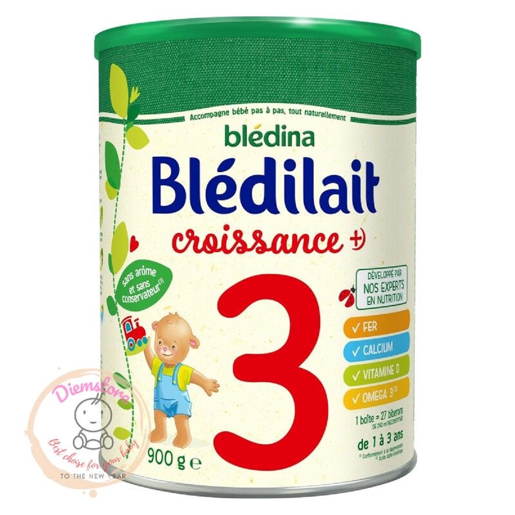 Sữa Bột Bledilait Pháp Hộp Giấy 900g Cho Bé Đủ Số - MẪU MỚI