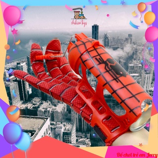 Đồ chơi găng tay người nhện, bộ găng tay tự bắn tơ độc đáo