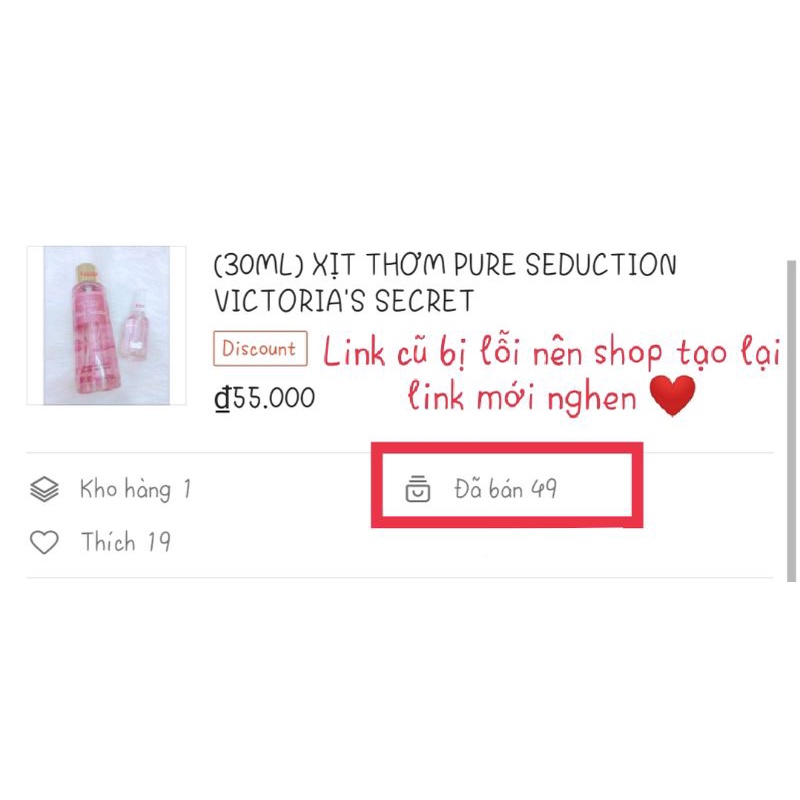 (30ML)XỊT THƠM SEDUCTION VICTORIA'S SECRET