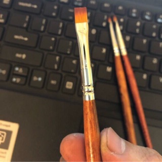 Cọ đắp gel cán gỗ Ezflow