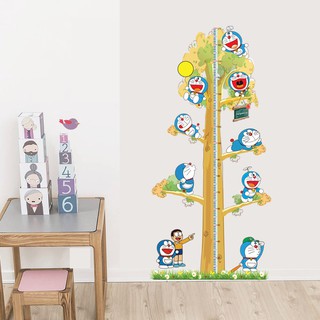 (HCM) Decal dán tường Thước đo Doremon - decalhcm